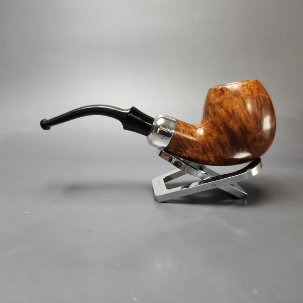 Peterson Premier System B42 "Darwin" Smooth Apple w/ Fishtail Stem Estate Briar Pipe, Irish Estates - Image 7