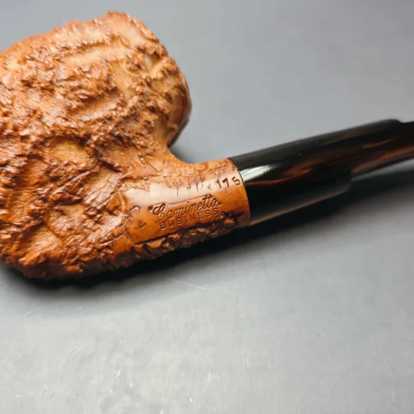 Caminetto (c.1968-95) Business 175 Rusticated Oom Paul Estate Briar Pipe, Unsmoked - Image 7