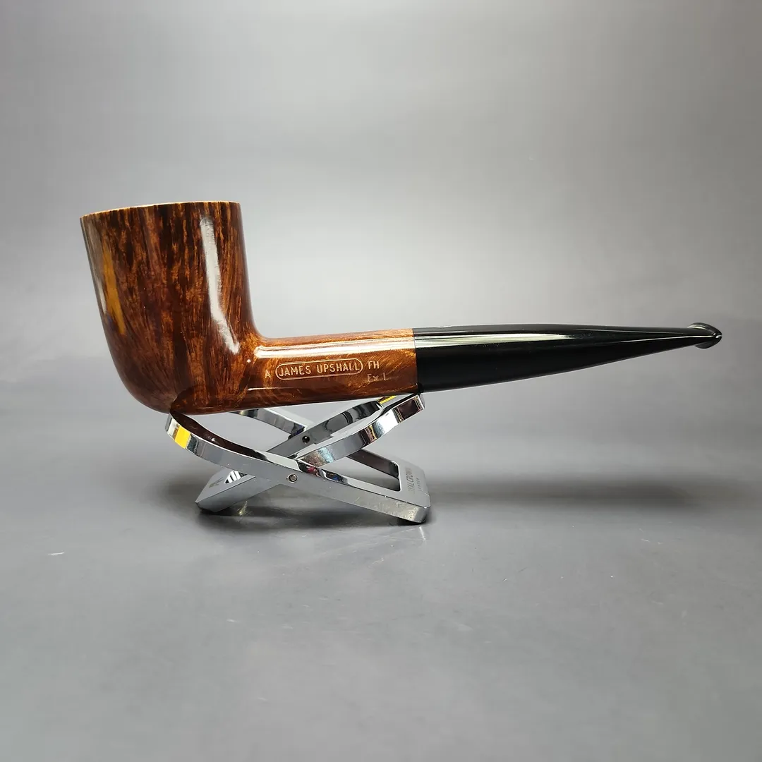 James Upshall A Grade EXL Smooth Dublin Estate Briar Pipe, Unsmoked - Image 2