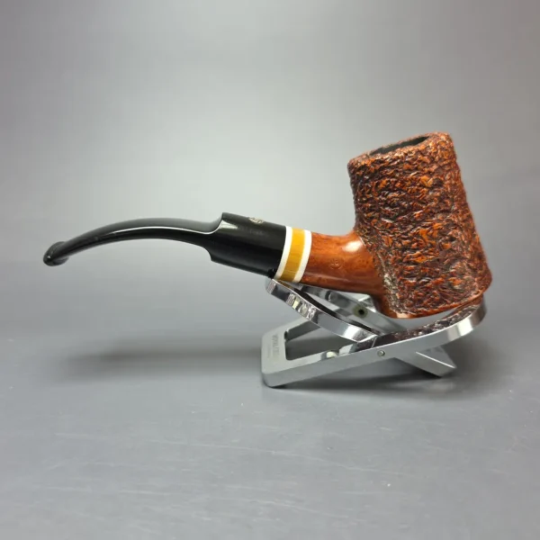 Mastro de Paja Partially Rusticated Cherrywood Estate Briar Pipe, Italian Estates - Image 4