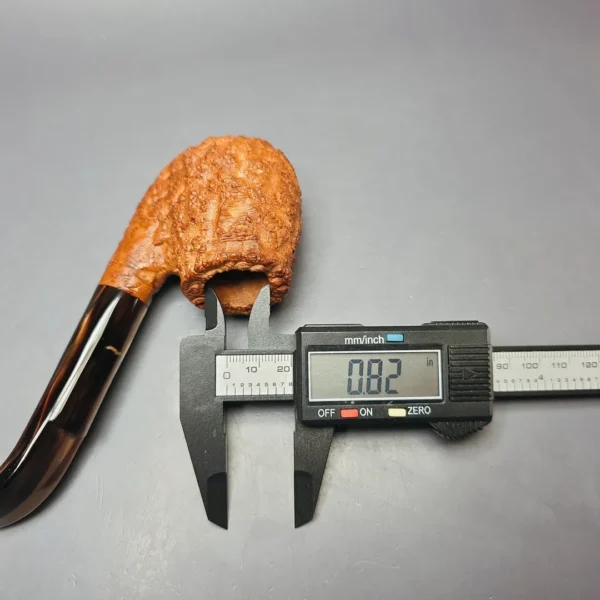 Caminetto (c.1968-95) Business 175 Rusticated Oom Paul Estate Briar Pipe, Unsmoked - Image 9