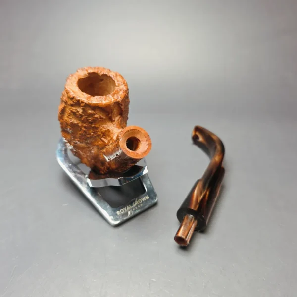 Caminetto (c.1968-95) Business 175 Rusticated Oom Paul Estate Briar Pipe, Unsmoked - Image 10