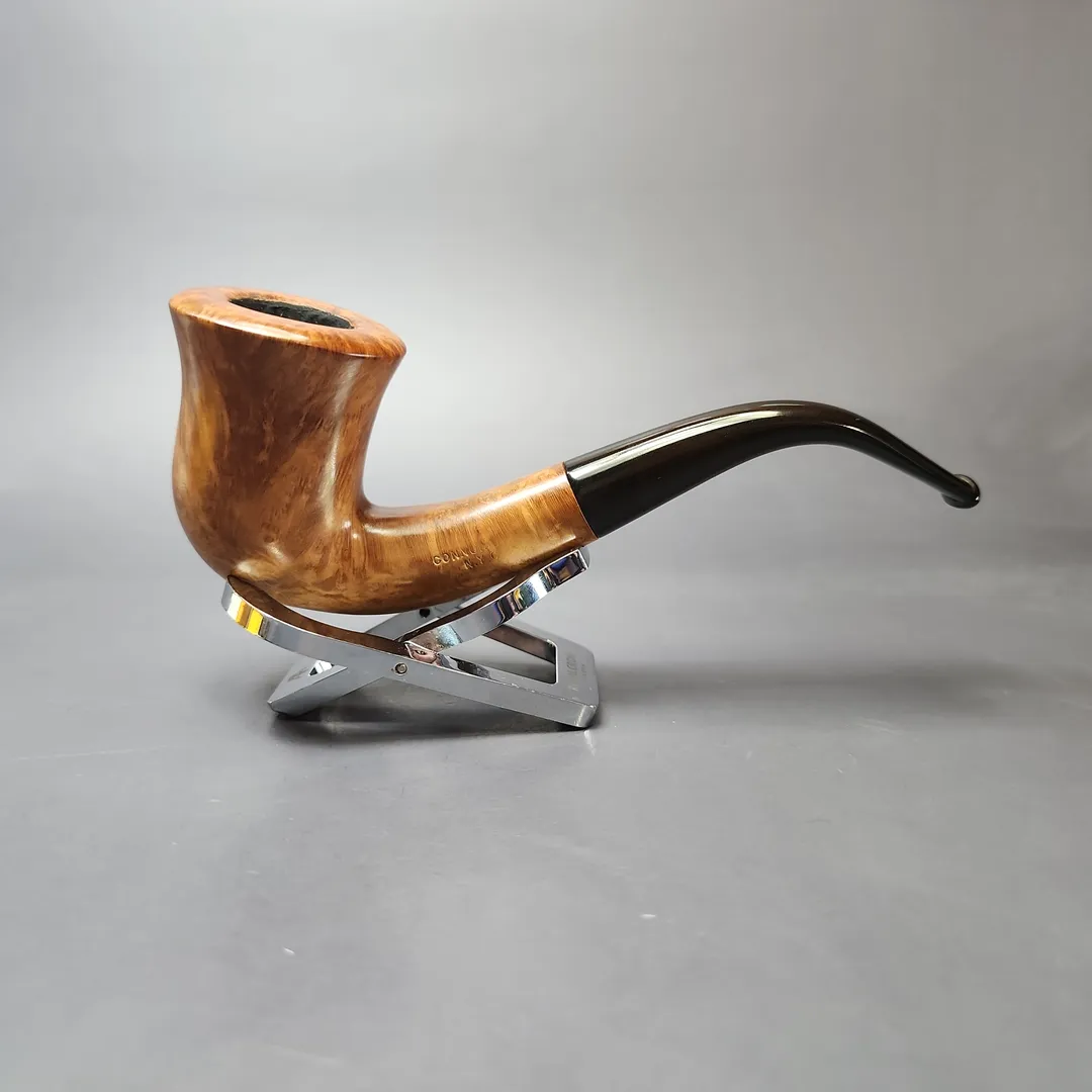Ed Burak Connoisseur Smooth Bell Calabash Estate Briar Pipe, American Estates - Image 2