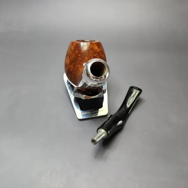 Peterson Premier System B42 "Darwin" Smooth Apple w/ Fishtail Stem Estate Briar Pipe, Irish Estates - Image 12