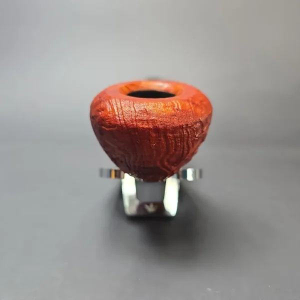Sebastian Heck Sandblasted Acorn w/ Juma Handmade Strawberry Briar Pipe, New - Image 3