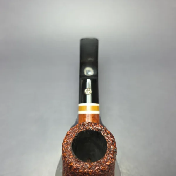 Mastro de Paja Partially Rusticated Cherrywood Estate Briar Pipe, Italian Estates - Image 8