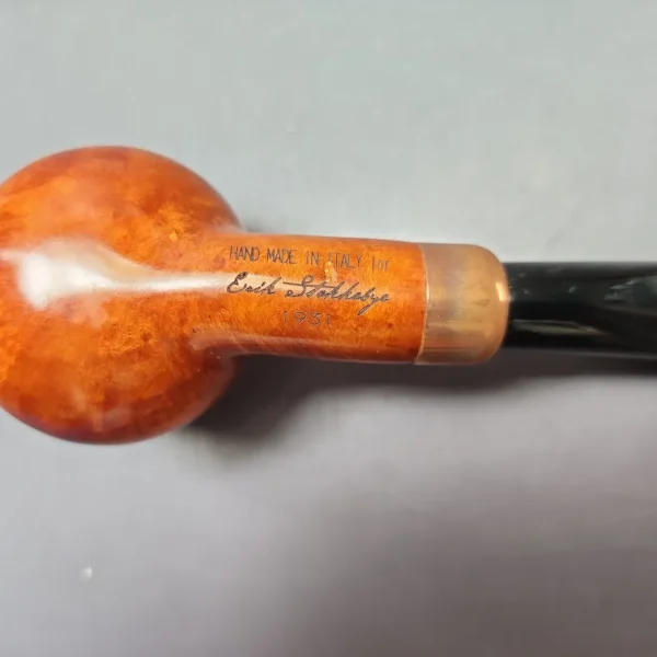 4th Generation (by Ascorti) Forza Fiano 1931 Smooth Apple Estate Briar Pipe, Unsmoked - Image 10