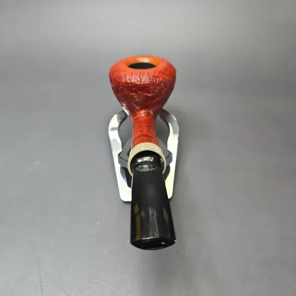 Sebastian Heck Sandblasted Acorn w/ Juma Handmade Strawberry Briar Pipe, New - Image 5