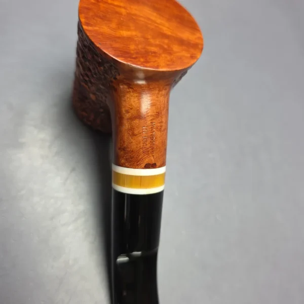 Mastro de Paja Partially Rusticated Cherrywood Estate Briar Pipe, Italian Estates - Image 10