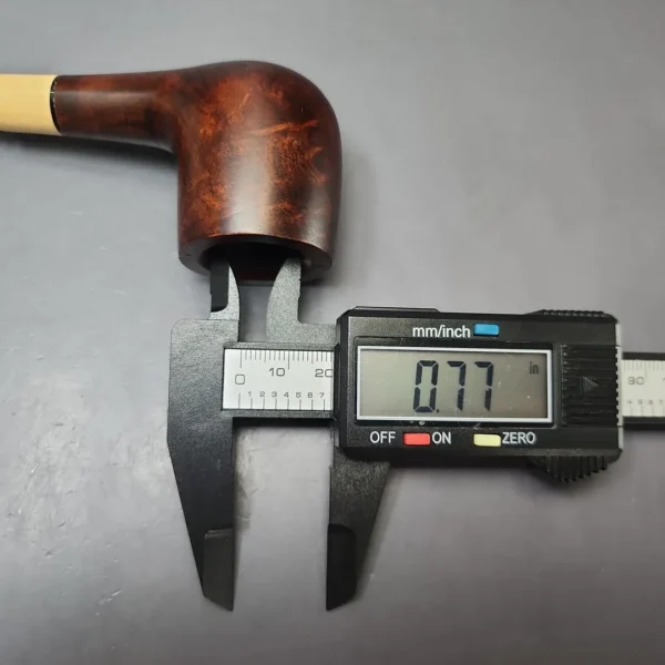 MBSD Briars by Vitale Sienna Contrast Smooth Billiard w/ Boxwood Briar Pipe, New - Image 9