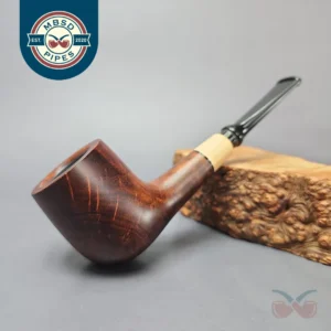 MBSD Briars by Vitale Sienna Contrast Smooth Billiard w/ Boxwood Briar Pipe, New