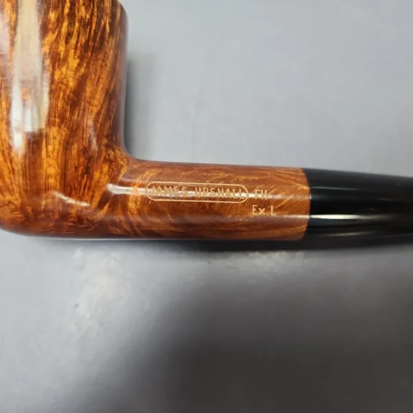James Upshall A Grade EXL Smooth Dublin Estate Briar Pipe, Unsmoked - Image 10