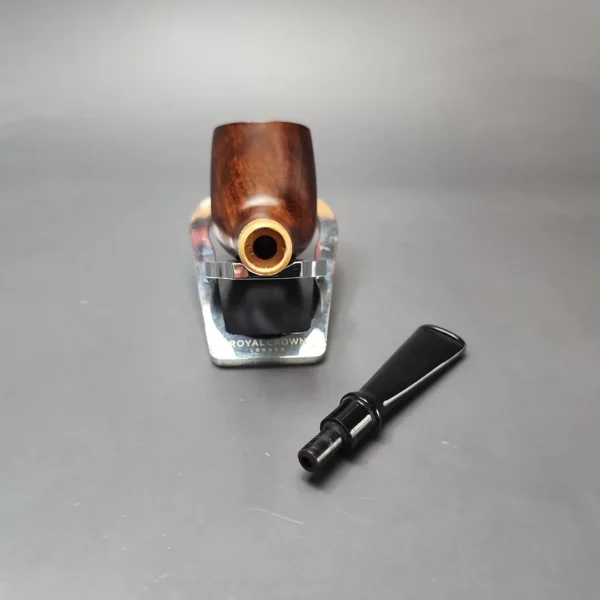 MBSD Briars by Vitale Sienna Contrast Smooth Billiard w/ Boxwood Briar Pipe, New - Image 12