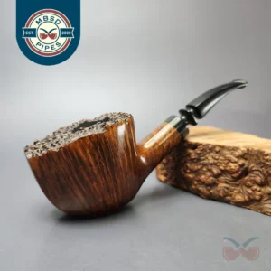 Viggo Nielsen Hand Finished Smooth Freehand Sitter Estate Briar Pipe, Unsmoked
