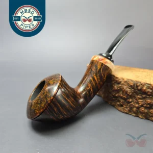 Sebastian Heck Smooth Rhodesian w/ Acrylester Handmade Briar Pipe, New