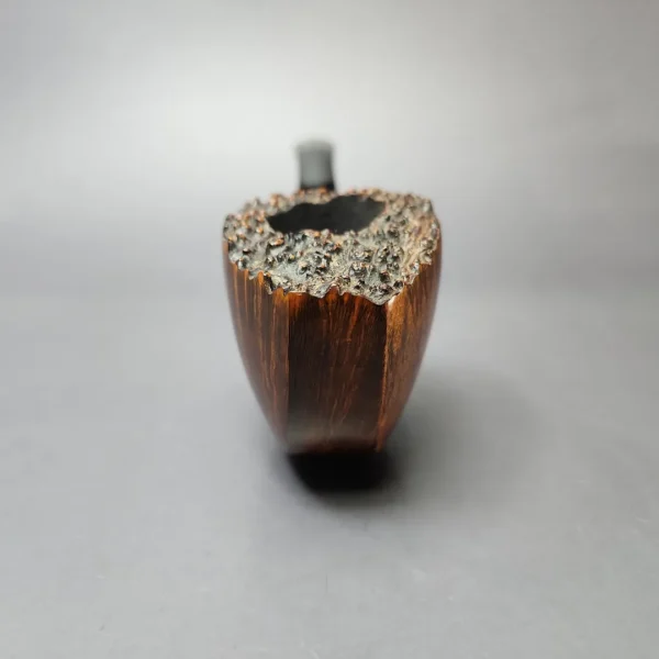 Viggo Nielsen Hand Finished Smooth Freehand Sitter Estate Briar Pipe, Unsmoked - Image 3