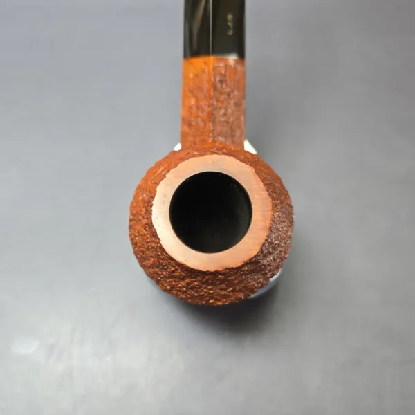 Ferndown Antique Bark 3 Star Partially Rusticated Bulldog Estate Briar Pipe, English Estates - Image 6