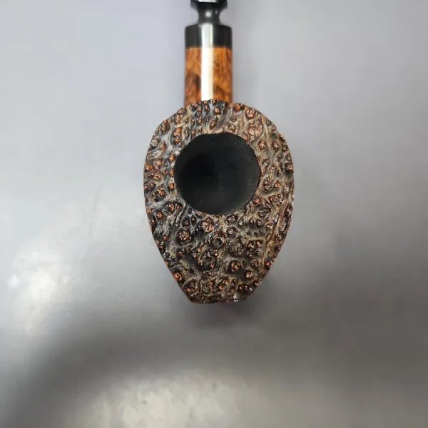 Viggo Nielsen Hand Finished Smooth Freehand Sitter Estate Briar Pipe, Unsmoked - Image 4