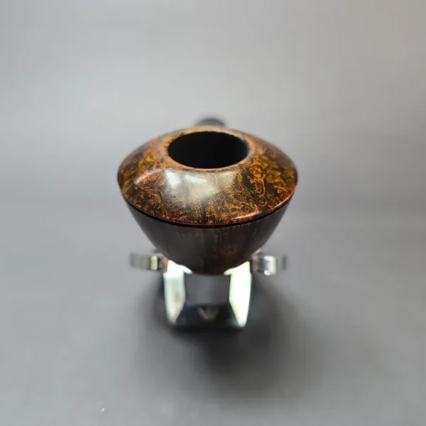 Sebastian Heck Smooth Rhodesian w/ Acrylester Handmade Briar Pipe, New - Image 3