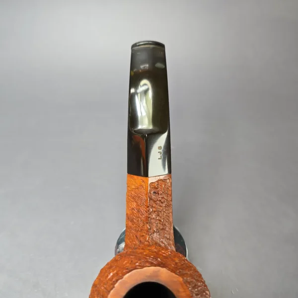 Ferndown Antique Bark 3 Star Partially Rusticated Bulldog Estate Briar Pipe, English Estates - Image 7