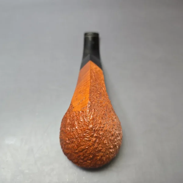 Ferndown Antique Bark 3 Star Partially Rusticated Bulldog Estate Briar Pipe, English Estates - Image 8