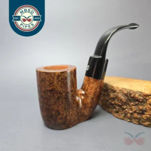 James Upshall (c. 1980s) P Grade Smooth Oom Paul Sitter Estate Briar Pipe, Unsmoked