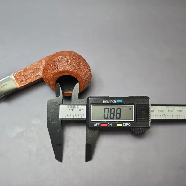 Ferndown Antique Bark 3 Star Partially Rusticated Bulldog Estate Briar Pipe, English Estates - Image 11