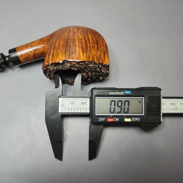 Viggo Nielsen Hand Finished Smooth Freehand Sitter Estate Briar Pipe, Unsmoked - Image 9