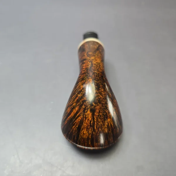 Sebastian Heck Smooth Rhodesian w/ Acrylester Handmade Briar Pipe, New - Image 8