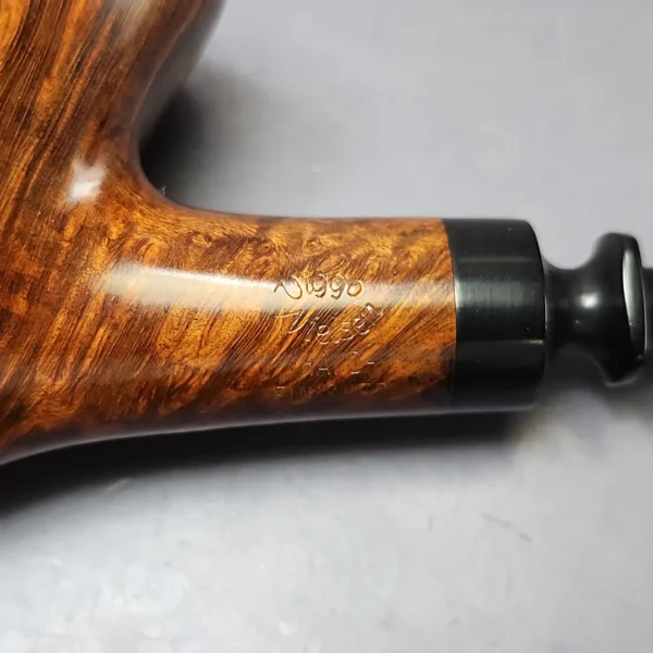 Viggo Nielsen Hand Finished Smooth Freehand Sitter Estate Briar Pipe, Unsmoked - Image 10