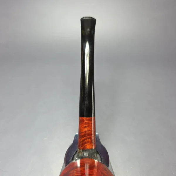WO Larsen Partially Rusticated Paneled Brandy Estate Briar Pipe, Danish Estates - Image 7