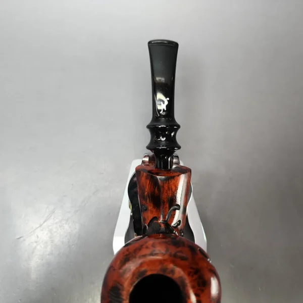 Nording Abstract Partially Rusticated Freehand Estate Briar Pipe, Unsmoked - Image 5