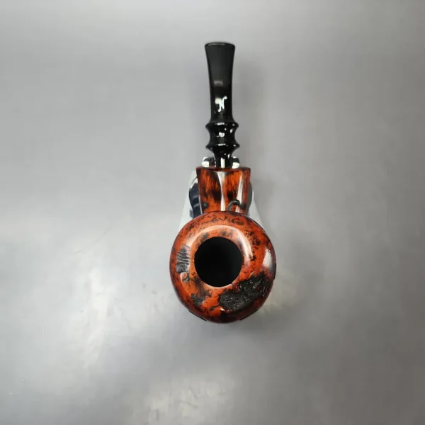 Nording Abstract Partially Rusticated Freehand Estate Briar Pipe, Unsmoked - Image 6