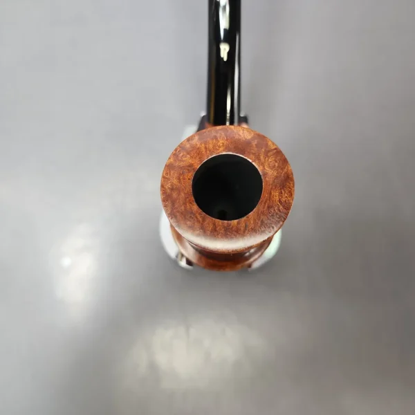 Rinaldo Collection 800 Smooth Calabash w/ Silver Estate Briar Pipe, Unsmoked - Image 5