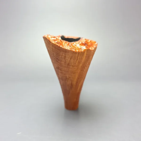 la Biota Sandblasted Ballerina Dublin w/ Horn Handmade Briar Pipe, New - Image 3