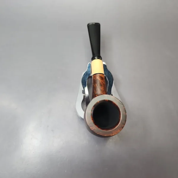 MBSD Briars by Vitale Sienna Contrast Smooth Billiard w/ Olivewood Briar Pipe, New - Image 6