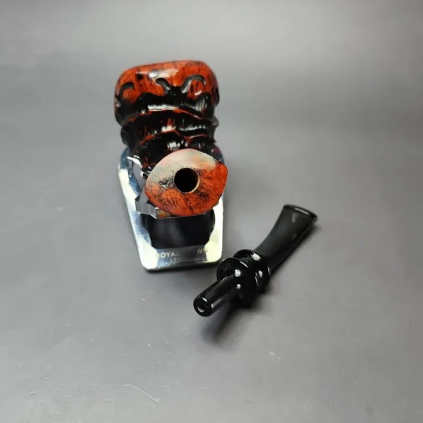 Nording Abstract Partially Rusticated Freehand Estate Briar Pipe, Unsmoked - Image 11