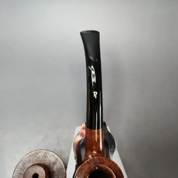 Rinaldo Collection 800 Smooth Calabash w/ Silver Estate Briar Pipe, Unsmoked - Image 7
