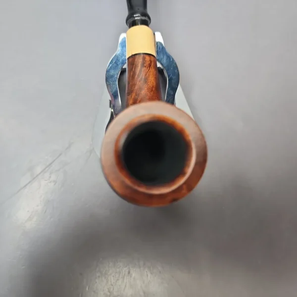 MBSD Briars by Vitale Sienna Contrast Smooth Billiard w/ Boxwood Briar Pipe, New - Image 4