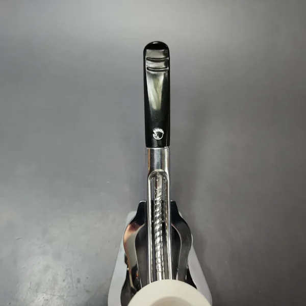 Falcon Classic Bent Dental w/ MBSD Meerschaum Dublin Block Meerschaum Bowl Pipe, New - Image 5