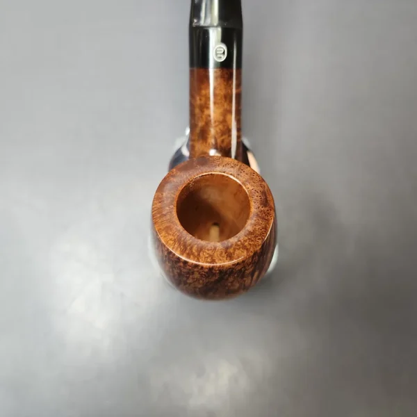 James Upshall P Grade EXL Smooth Bent Billiard Estate Briar Pipe, Unsmoked - Image 4