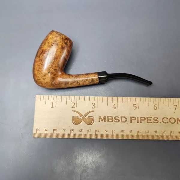 Pipe Dan 1969 Dan Shape Slender Smooth Stack Estate Briar Pipe, Danish Estates - Image 8