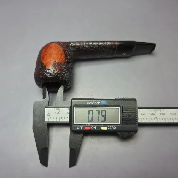 Royal Danish by Stanwell 989 Partially Sandblasted Pear Estate Briar Pipe, Danish Estates - Image 8