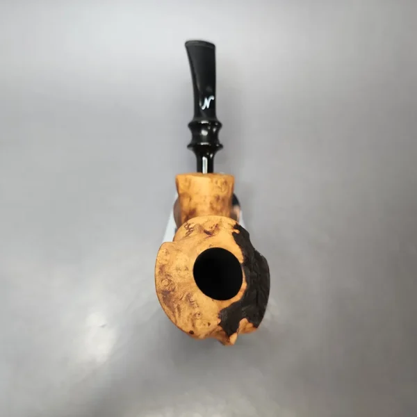 Nording Black Grain Smooth Freehand Estate Briar Pipe, Unsmoked - Image 6
