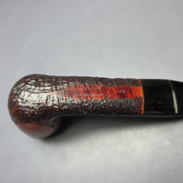 Royal Danish by Stanwell 989 Partially Sandblasted Pear Estate Briar Pipe, Danish Estates - Image 9