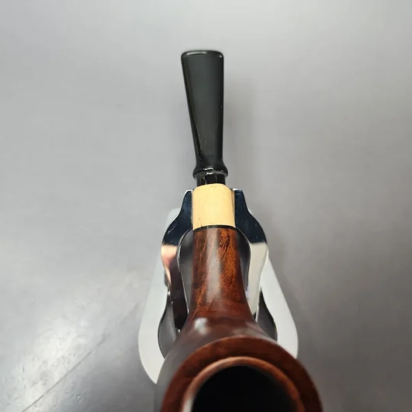 MBSD Briars by Vitale Sienna Contrast Smooth Billiard w/ Boxwood Briar Pipe, New - Image 5