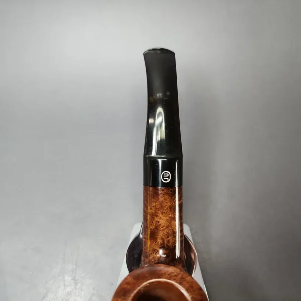 James Upshall P Grade EXL Smooth Bent Billiard Estate Briar Pipe, Unsmoked - Image 5