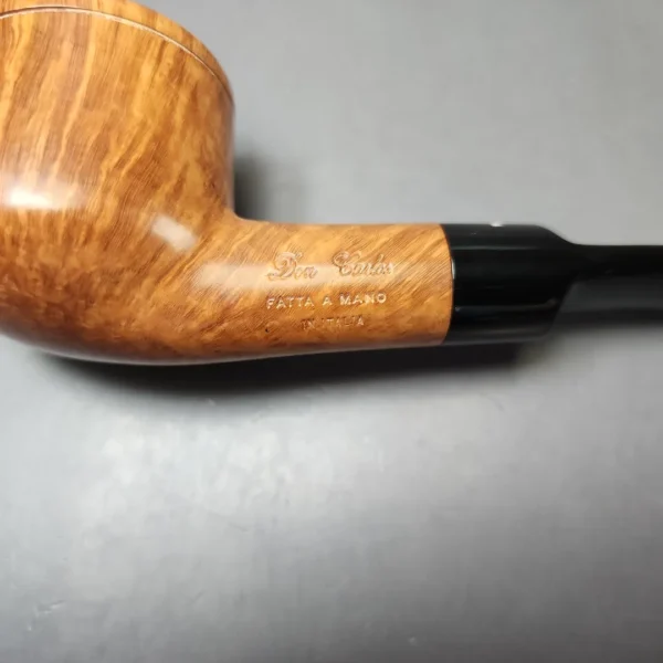 Don Carlos 1 Note Smooth Pot Estate Briar Pipe, Unsmoked - Image 9