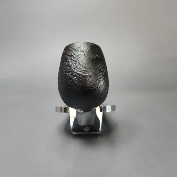 MBSD Briars by Piero Vitale Black Sandblasted Brandy w/ Zebrawood Briar Pipe, New - Image 3