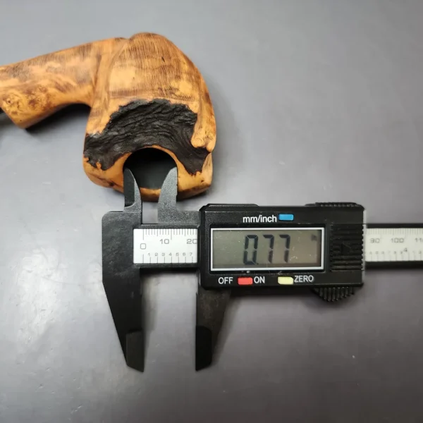 Nording Black Grain Smooth Freehand Estate Briar Pipe, Unsmoked - Image 9